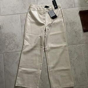 Faux leather pant